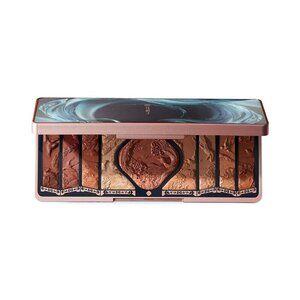 Women Floral Engraving Phoenix Palette Long Lasting Retro Brown Eyeshadow